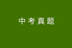 中考语文真题大全（2015-2022）